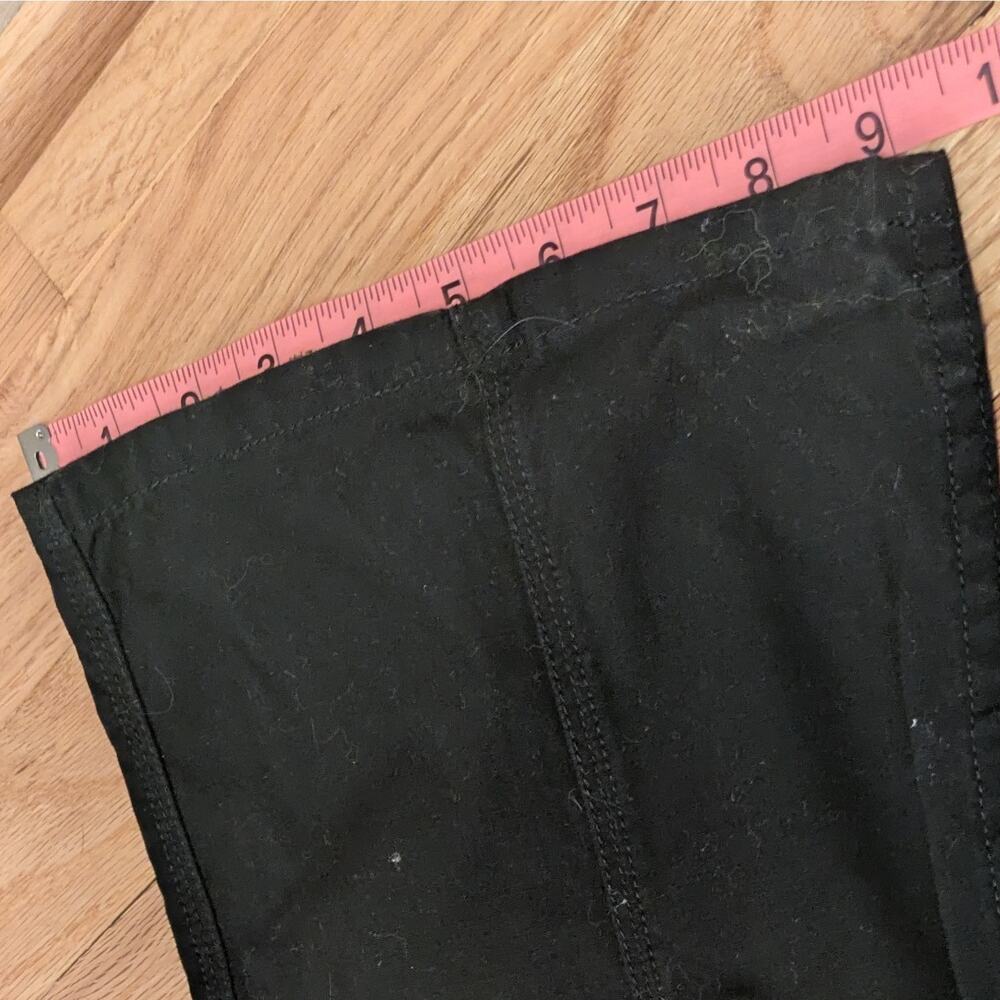 Harley-Davidson Pants Womens 6 Black Roll Up Relaxed Fit Motor Biker New - Picture 12 of 12